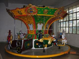 Manège intérieur à 16 places pour parc de trampolines, parc sportif, manèges de fête foraine, en fibre de verre, métal et acier - Product Image 6