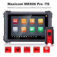 Escáner de Diagnóstico Bidireccional OBD2 Autel MaxiCOM MK906Pro TS MK906Pro-TS, Herramienta TPMS, Compatible con Varios Idiomas