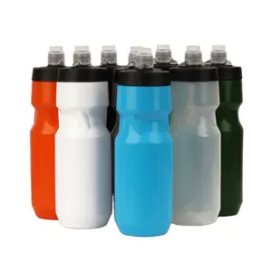 Double Bpa Free Squeeze Sports Bike Bottle Plastic Tritan Bicycle Water Bottle With Logo