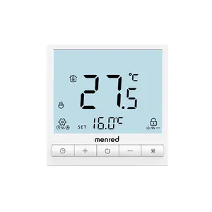 Control inalámbrico del termostato digital de calefacción y refrigeración de la habitación montada en la pared utilizado para el termostato de la unidad HVAC