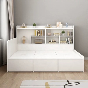 Modern Luxury Style Wooden Bedroom Furniture White Wood <b>Girl</b> <b>Toddler</b> Children <b>Bed</b> <b>for</b> Kid South America Villa UL-20BC088 UL-20BC - Product Image 1