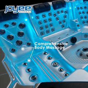 JOYEE-bañera de hidromasaje al aire libre para 6 personas, bañera <span class=keywords><strong>combo</strong></span> para casa de campo, jardín, gran oferta - Product Image 5