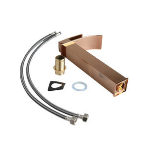 Grifo Mezclador Termostático de Acero Inoxidable Duradero con un Solo Orificio, Válvula Cerámica, Diseño <span class=keywords><strong>Cascada</strong></span> para Baño - Product Image 5