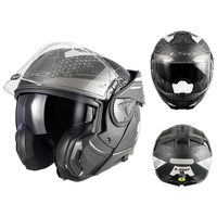 Casque Moto Intégral LS2 FF910 Unisexe Toutes Saisons KPA avec Double Visière Rabattable Anti-Buée – Neuf, Idéal pour la Conduite Estivale