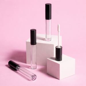 Tube de brillant à lèvres en plastique vide en gros, conteneur de brillant à lèvres personnalisé, emballage cosmétique, flacon d'huile à lèvres rechargeable - Product Image 1