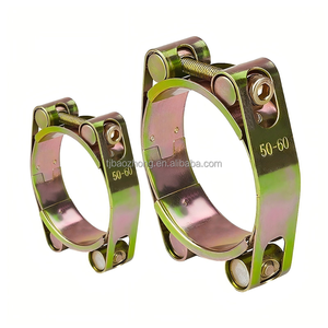 Collier de serrage pour tuyau à couple élevé à <span class=keywords><strong>double</strong></span> tête pour tuyau à haute vibration 70-80mm - Product Image 1