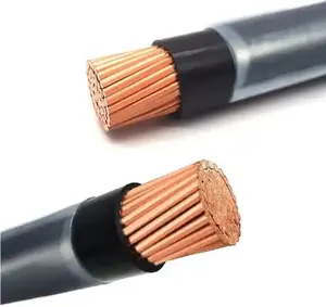 Electric Cable Wire Manufacturer 350 MCM 500 MCM THW /THWN-2 Oil Resistance Stranded Copper Black THHN Wire