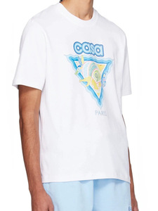 Camiseta Personalizada para Hombre, 100% Algodón Jersey, Estampada, Manga Corta, Cuello Redondo, Casual, con Logotipo y Patrón para Ropa Urbana - Product Image 1
