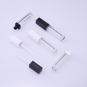 Envases Vacíos para Brillo Labial de 5 ml, Cuadrados, Negros Brillantes, de Marca Privada, Tubos para Brillo Labial con Pincel Grande - Product Image 6