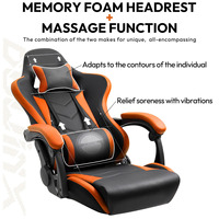 Fauteuil de Gaming à Faible MOQ, Matériau Respirant, Chaise d'Ordinateur Inclinable, Chaise d'Esports, Roulettes Silencieuses, Chaise de Bureau à Domicile avec Repose-Pieds