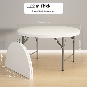 <span class=keywords><strong>Table</strong></span> à manger pliable moderne et simple 6555 avec cadre en acier, matériau plastique, grande <span class=keywords><strong>table</strong></span> de restauration en plein air pour <span class=keywords><strong>10</strong></span> <span class=keywords><strong>personnes</strong></span> - Product Image 6