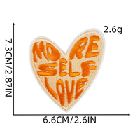 À la mode brodé été fer sur broderie patchs de transfert de chaleur Orange jaune tournesol paix chapeau patchs pour enfants vêtements