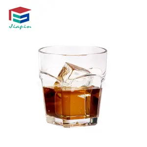Bicchiere da whisky in policarbonato 300ml lavabile in lavastoviglie da 10 once in plastica di alta qualità per bar logo personalizzato disponibile