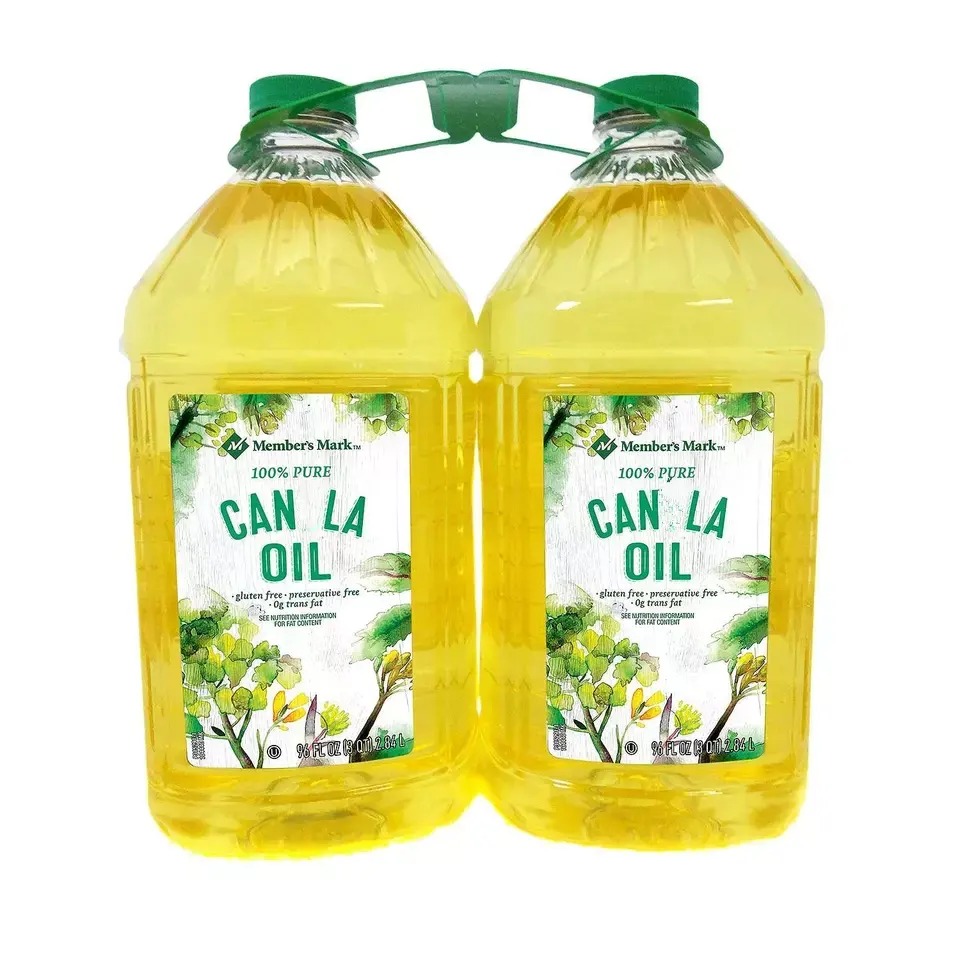 Customized Luxury Kitchen Label Sticker PET and PVC Material Waterproof Oil-Proof for Canola Oil Bottle Excellent Adhesion