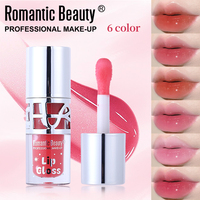 Gloss repulpant pour les lèvres végétalien mignon, marque privée, gloss hydratant pour les lèvres, huile teintée, ingrédients minéraux, effet brillant