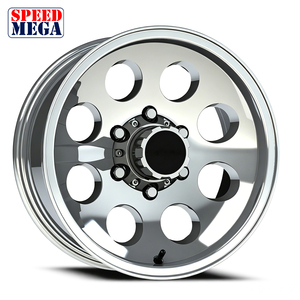 ล้อแม็กซ์ CNC ขัดเงาพิเศษ SPEED MEGA แบบฟอร์จ 8 รู สำหรับรถกระบะ SUV รุ่นอัพเกรดสำหรับงานหนัก - Product Image 1