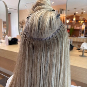 Extensiones de Cabello Humano Remy con Trama de Mariposa Twin Tab Genius Más Populares, Trama Plana XO Hole, Doble Trama Invisible Europea - Product Image 2