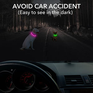 Venta caliente logotipo personalizado Usb recargable impermeable Light up Pet impermeable Collares De Perros Para Perro Custom Led <span class=keywords><strong>Dog</strong></span> <span class=keywords><strong>Collar</strong></span> - Product Image 4