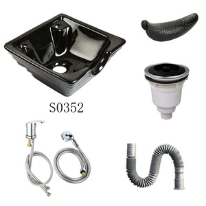 Kit d'évier de lavage de <span class=keywords><strong>cheveux</strong></span> de bassin en céramique de luxe portatif <span class=keywords><strong>pour</strong></span> le <span class=keywords><strong>lavabo</strong></span> de shampooing de <span class=keywords><strong>cheveux</strong></span> de salon et de chevet - Product Image 5