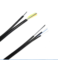 Rollo de Cable de Acometida FTTH de 1 Hilo de Fibra Óptica 1 Núcleo 2 Núcleos 4 Núcleos G652D G657A1 1km 2km