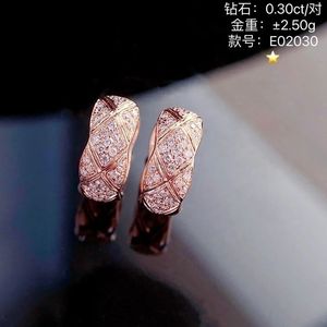 Pendientes de Diamantes Naturales de 0.3CT en Oro de 18K Xinfly, Joyería Fina para Mujer - Product Image 2