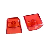 Clavier mécanique pour joueurs Crystal PC XDA Keycap, touches transparentes, touches mécaniques en forme de croix