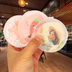 Éponge naturelle ronde Cathy Doll Teardrop Powder Puff pour fond de teint liquide et cushion - Product Image 2