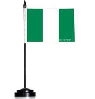Drapeaux de bureau du Honduras, petits drapeaux de table miniatures avec mât noir, décoration pour la maison et le bureau, célébrations de festivals
