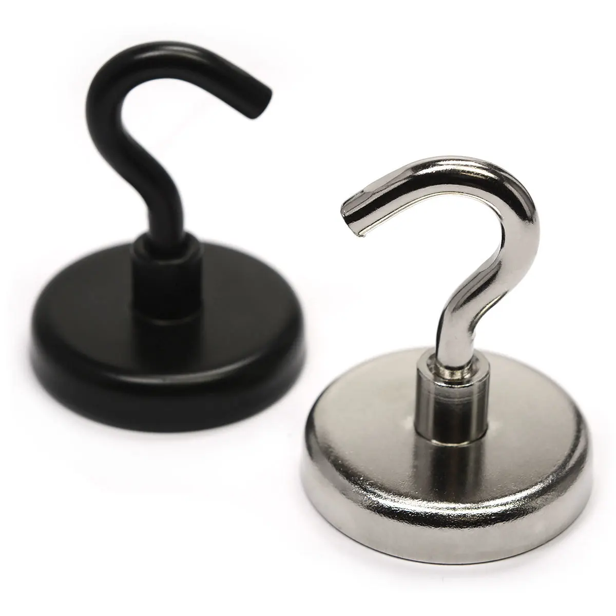 Industrial Hooks Heavy Duty Hanging Tools Magnet Hanger Neodymium Magnets Key Holders Strong Small Round Fridge Magnetic Hooks