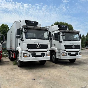 Camion frigorifique personnalisé SHACMAN pour le transport de poulet, de poisson, de viande, de lait et de légumes, double cabine, fabriqué en Chine - Product Image 1