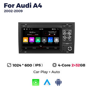 Écran audio de voiture MEKEDE, autoradio, écran de voiture, navigation automobile, lecteur stéréo de voiture pour <span class=keywords><strong>Audi</strong></span> A4 <span class=keywords><strong>2002</strong></span>-2009 - Product Image 6