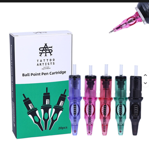 Aiguilles de cartouche pour <span class=keywords><strong>tatouage</strong></span>, cartouche à pointe sphérique pour stylo de <span class=keywords><strong>tatouage</strong></span>, outils de pratique pour artistes et débutants en <span class=keywords><strong>tatouage</strong></span>, cartouche de <span class=keywords><strong>tatouage</strong></span> pour le dessin - Product Image 2