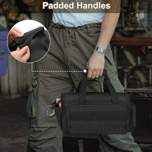 <b>Tool</b> Duffle Bag 14 Inch Water Resistant Zipper Closure Double Handle Multifunctional 200 lb Capacity Nylon Lining Electrical - Product Image 3