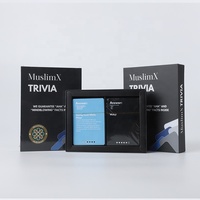 Boîtes à rabat en carton/plastique imprimé, emballages personnalisés de spécialité pour les jeux de cartes de poker