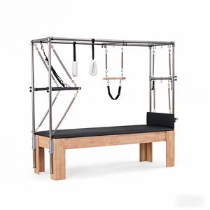 Cama de Pilates Simple de Roble Ecológico con Estructura Estable <span class=keywords><strong>para</strong></span> <span class=keywords><strong>Principiantes</strong></span> y Profesionales - Product Image 3