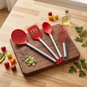 Ensemble de 7 ustensiles de cuisine haut de gamme en silicone et acier inoxydable pour la cuisine - Product Image 5
