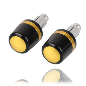 2 pezzi da 22mm 7/8 "per moto Anti vibrazione manubrio estremità presa tappi bilanciati Slider per <span class=keywords><strong>KAWASAKI</strong></span> ZZR600 1990 - 2004 2003 2002 - Product Image 3