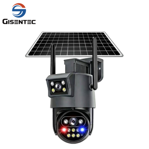 Caméras IP sans fil solaires 4G à double objectif Hieasy, 4K AOV PTZ, détection PIR, suivi automatique des personnes, caméra CCTV réseau extérieure - Product Image 1