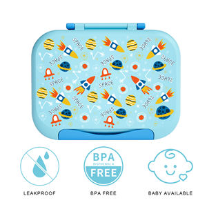 Wholesale Customized Leak-proof School Kids <b>Lunch</b> Box <b>Set</b> BPA Free Children Cute Bento <b>Lunch</b> Box Kids School Tiffin Bento Box - Product Image 3