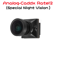 Kamera Analog CADDX Ratel 2 Versi Malam 1500TVL 16:9/4:3 Kamera FPV Mikro untuk Drone Quadcopter RC FPV