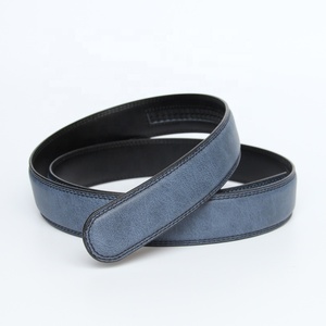 Ceintures à cliquet pour hommes en <span class=keywords><strong>cuir</strong></span> véritable décontracté multicolore <span class=keywords><strong>sans</strong></span> boucles - Product Image 3
