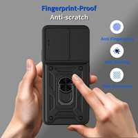 Étui pour Honor X8D 4G avec support magnétique, coque de protection pour appareil photo coulissant, coque de téléphone antichoc