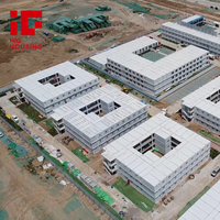Maisons modulaires préfabriquées de luxe à installation facile, immeubles d'appartements, maisons conteneurs préfabriquées en kit pour campements d'ouvriers d'hôtel