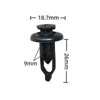 Clips d'expansion automatiques en plastique pour pare-chocs, attaches de fixation pour pare-chocs de voitures Toyota Lexus