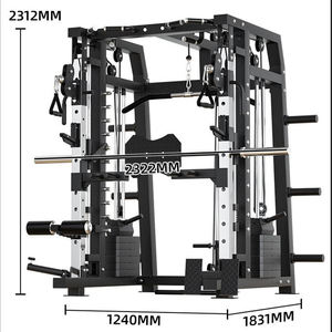 Equipo de <span class=keywords><strong>Gimnasio</strong></span> Multifuncional de Alta Calidad para el Hogar, Compre en Línea, Máquina de Ejercicios Multifuncional Force Smith - Product Image 2
