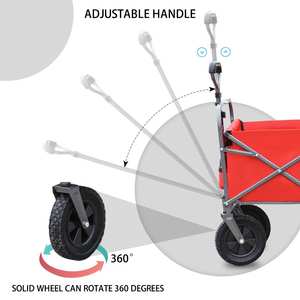 Nuevo producto Venta caliente hermoso jardín plegable playa vagón campamento plegable utitliy vagón - Product Image 4