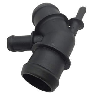 Sensor de carcasa de termostato de refrigerante de motor para Volkswagen Bora Golf Jetta, tubería de suministro de junta de tubería de agua de coche, cuatro vías 1J0121087C - Product Image 3