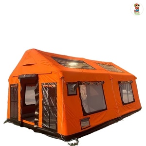 Groene Oor Aap Grote Luxe 5 6 <span class=keywords><strong>7</strong></span> Persoons Waterdichte Duurzame Opblaasbare Luchtdichte Kampeertent voor Buiten Kamperen - Product Image 1