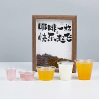 ZFCUP Prix d'usine – Mini gobelets PET de 0,9 oz à 4 oz, écologiques, recyclables, jetables, pour sauces et fast-food