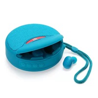 Enceinte Bluetooth portable 2-en-1 avec basses puissantes pour l'extérieur, lecteur MP3/MP4 longue autonomie et écouteurs sans fil TWS